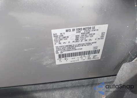 2013 Ford Explorer z USA, uszkodzony, nr VIN 1FM5K8B8XDGB13108